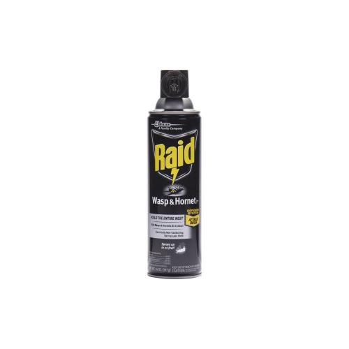 Raid Wasp/Hornet Killer Spray Spray - Kills Hornet, Wasp, Mud Dauber, Yellow Jacket, Bugs - 14 fl oz - White