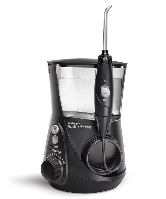 Waterpik WP-662 Water Flosser  Dental Countertop Professional Oral Irrigator For Teeth, Aquarius, Black